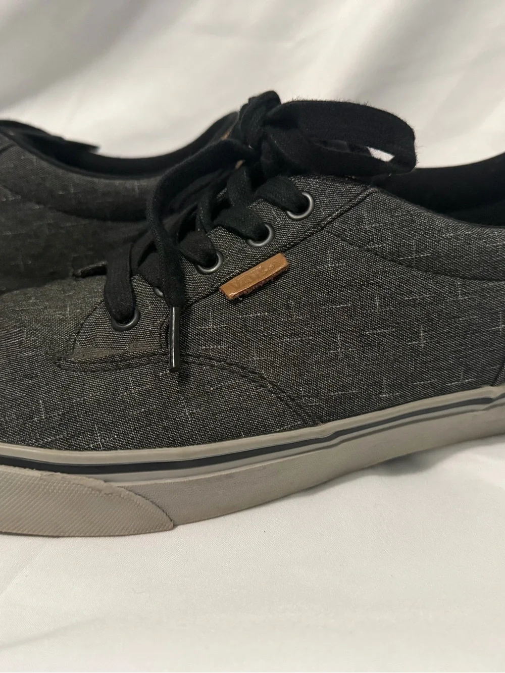 Vans Men's Atwood DX Deluxe Skate Shoes - Gray Canvas Sz 10